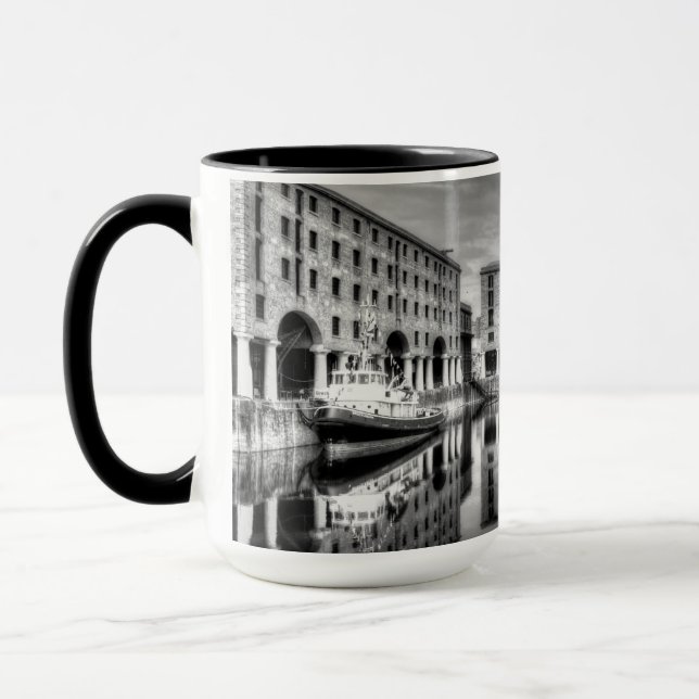 Albert Dock Liverpool Reflections Mug (Left)