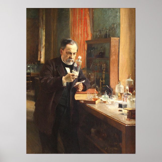Albert Edelfeldt — Louis Pasteur (1885) Poster (Front)