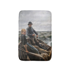 Albert Edelfelt - At Sea Bath Mat