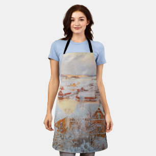 Albert Edelfelt - December Day Apron