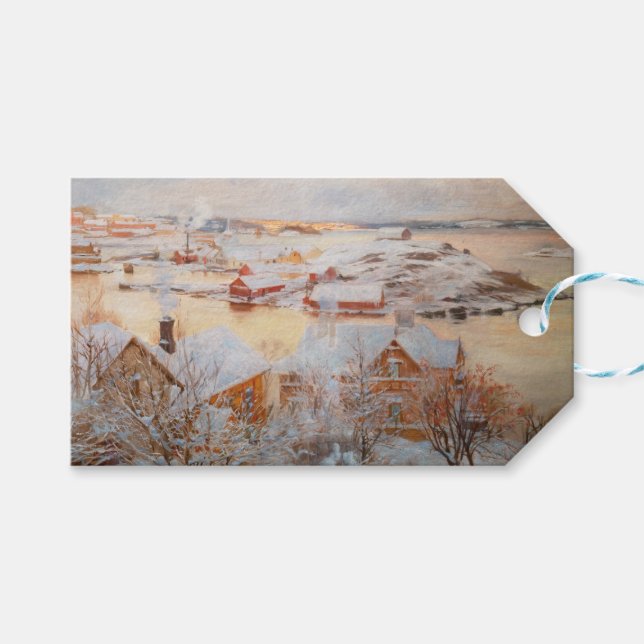 Albert Edelfelt - December Day Gift Tags (Front (Horizontal))