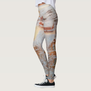 Albert Edelfelt - December Day Leggings