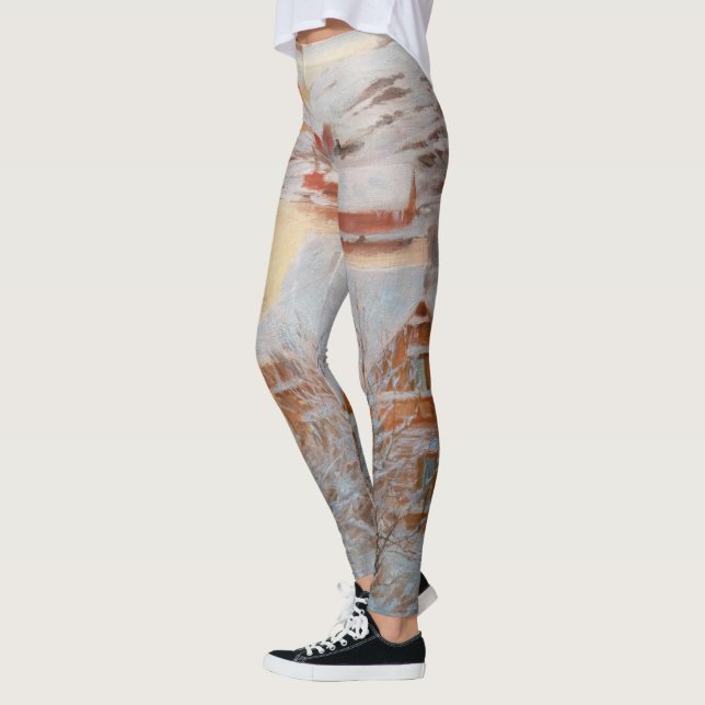 Albert Edelfelt - December Day Leggings (Left)