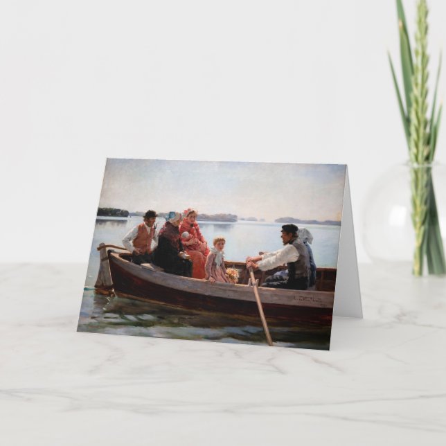 Albert Edelfelt - Going to the Christening Card (Front)