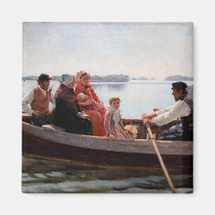 Albert Edelfelt - Going to the Christening Magnet