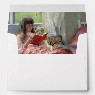 Albert Edelfelt - Good Friends Envelope