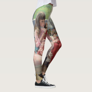 Albert Edelfelt - Good Friends Leggings