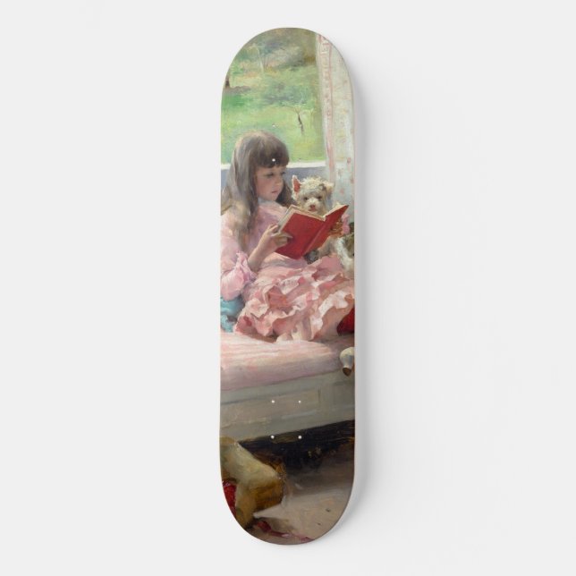 Albert Edelfelt - Good Friends Skateboard (Front)