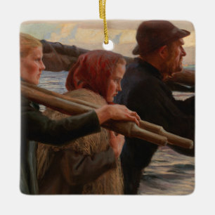 Albert Edelfelt - In the Outer Archipelago Ceramic Ornament