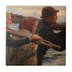 Albert Edelfelt - In the Outer Archipelago Ceramic Tile