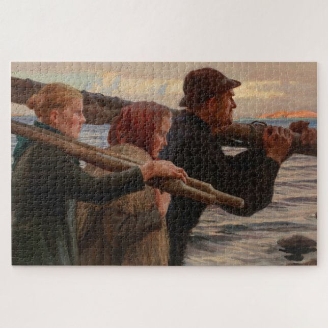 Albert Edelfelt - In the Outer Archipelago Jigsaw Puzzle (Horizontal)