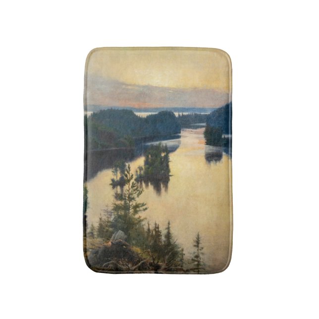 Albert Edelfelt - Kaukola Ridge at Sunset Bath Mat (Front Vertical)