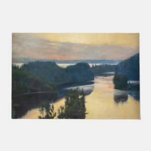 Albert Edelfelt - Kaukola Ridge at Sunset Doormat
