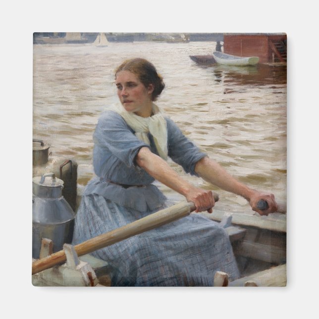 Albert Edelfelt - La Laitiere Magnet (Front)