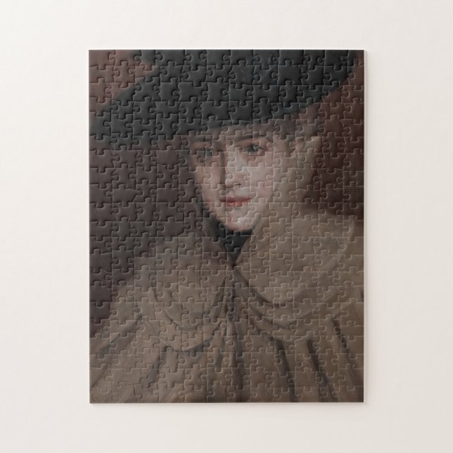 Albert Edelfelt - Portrait of a Young Woman Jigsaw Puzzle (Vertical)