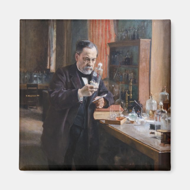 Albert Edelfelt - Portrait of Louis Pasteur Magnet (Front)