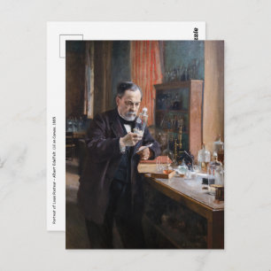 Albert Edelfelt - Portrait of Louis Pasteur Postcard