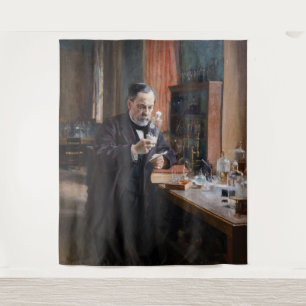 Albert Edelfelt - Portrait of Louis Pasteur Tapestry