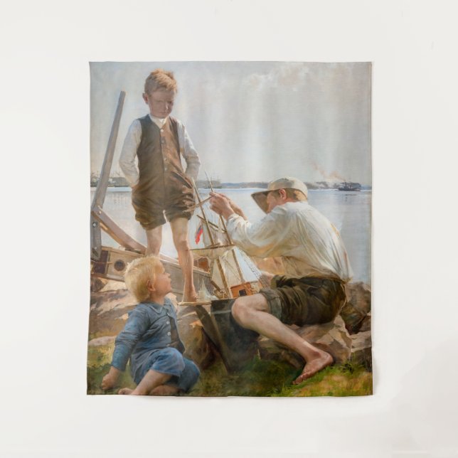 Albert Edelfelt - Shipbuilders Tapestry (Front)