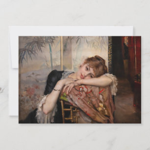 Albert Edelfelt - The Parisienne / Virginie Invitation