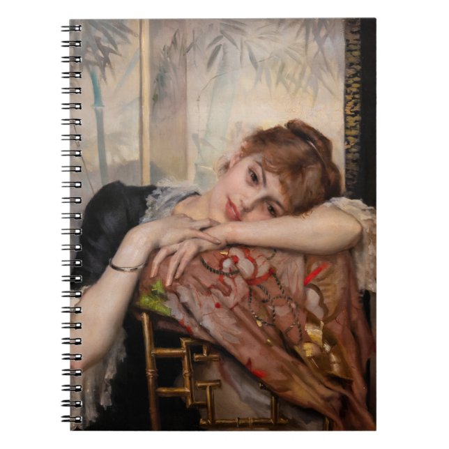 Albert Edelfelt - The Parisienne / Virginie Notebook (Front)