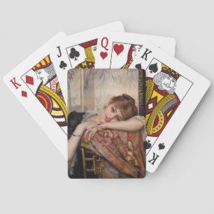 Albert Edelfelt - The Parisienne / Virginie Playing Cards