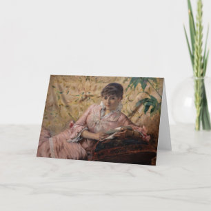 Albert Edelfelt - The Reading Parisienne Card