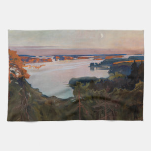Albert Edelfelt - View over Haikko Tea Towel