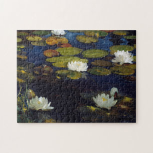 Albert Edelfelt - Water Lilies, Study Jigsaw Puzzle