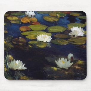 Albert Edelfelt - Water Lilies, Study Mouse Pad