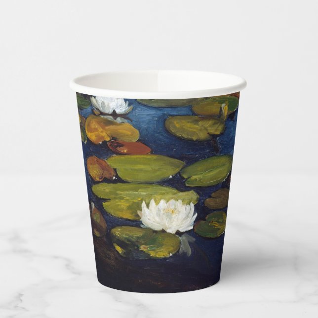 Albert Edelfelt - Water Lilies, Study Paper Cups (Left)