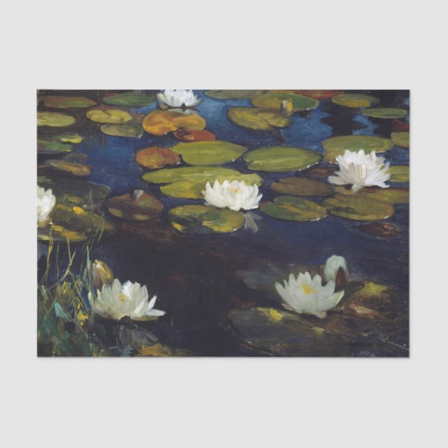 Albert Edelfelt - Water Lilies, Study Tissue Paper (Front)