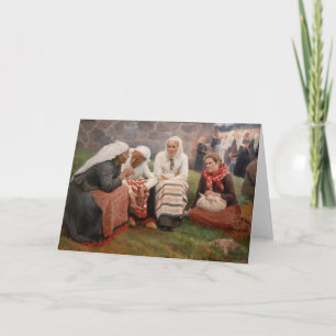 Albert Edelfelt - Women Outside the Church Card