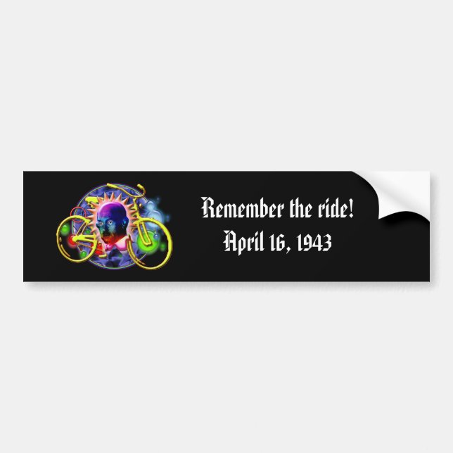 Albert Hofman Comemorative Bumper Sticker (Front)