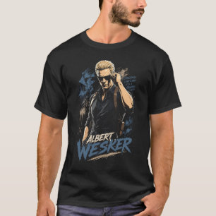 Albert Horror Wesker Art 08 Basic Dark T-Shirt