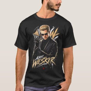 Albert Horror Wesker Art 14 Basic Dark T-Shirt
