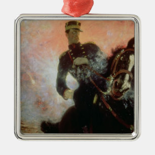 Albert I King of Belgians in the First World Metal Ornament