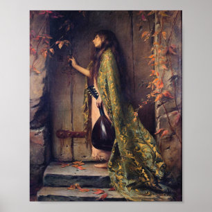 Albert Joseph Penot : La Petite Cigale - Portrait Poster