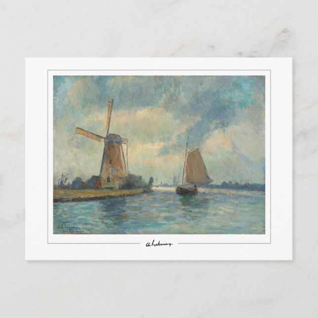 Albert Lebourg #177 - Fine Art Postcard (Front)