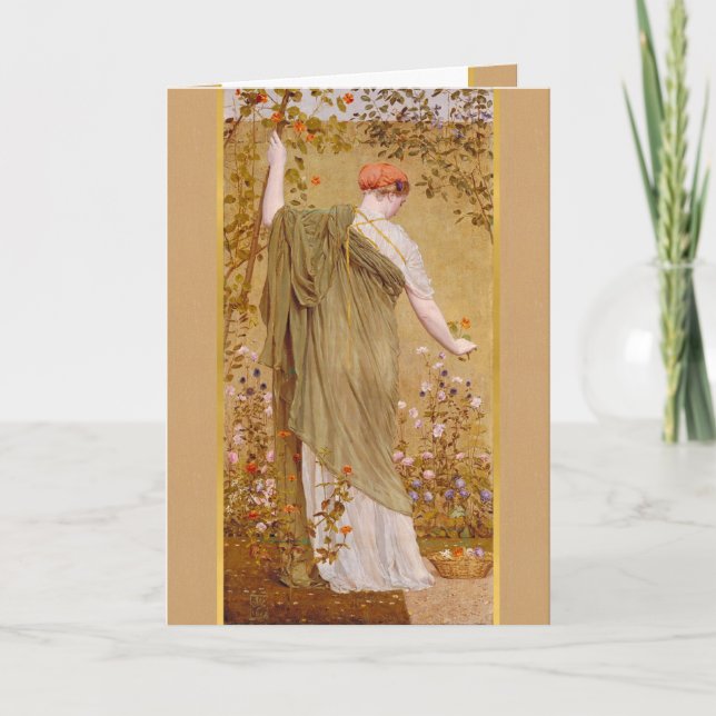 Albert Moore A garden CC0723 Greeting Card (Front)