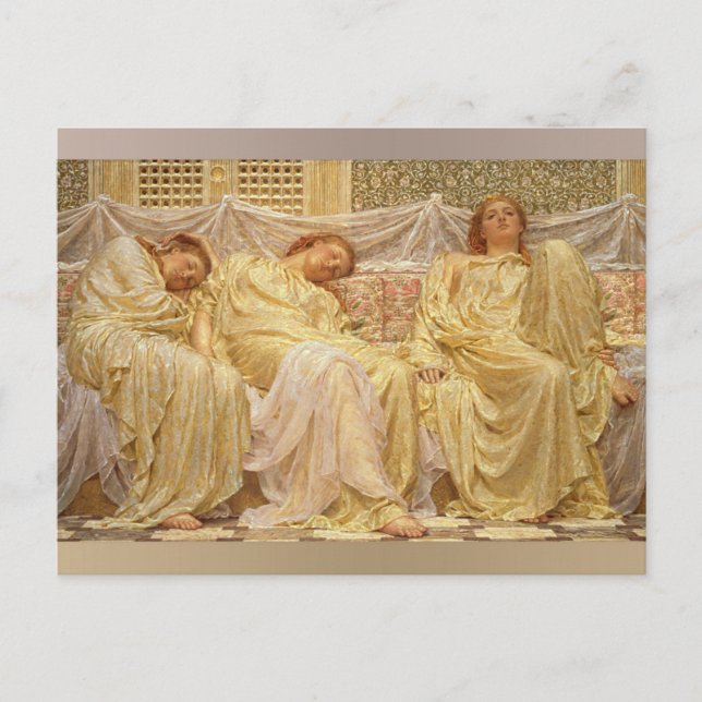 Albert Moore Dreamers CC0730 Postcard (Front)