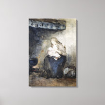 Albert Neuhuys Mother Nursing her Child by the Fir