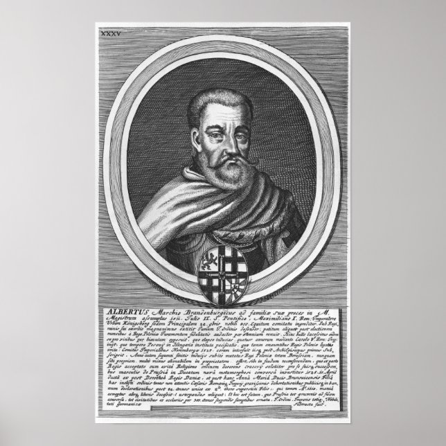 Albert of Brandenburg Poster (Front)