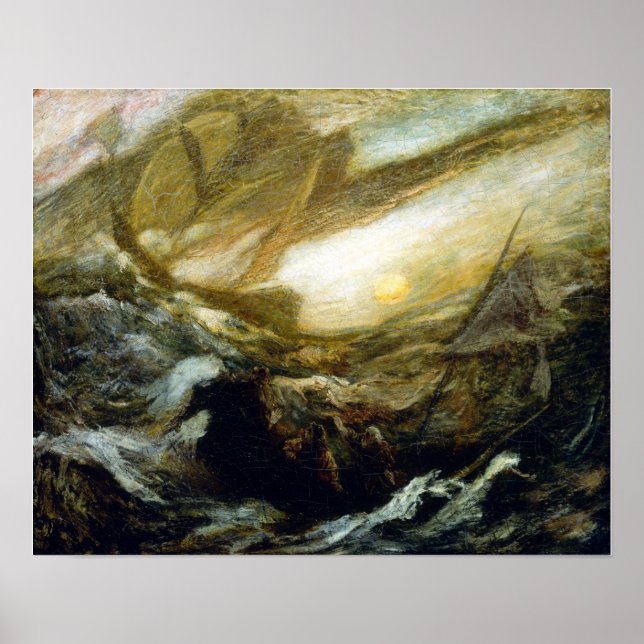 Albert Pinkham Ryder Flying Dutchman Poster (Front)