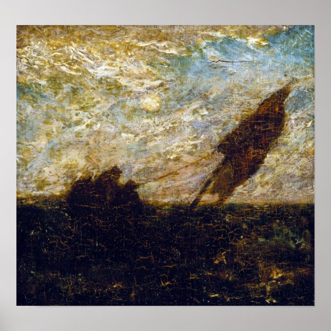 Albert Pinkham Ryder The Waste of Waters Poster (Front)