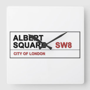 Albert Square London England Wall Clock