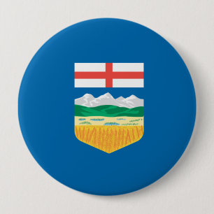 ALBERTA 10 CM ROUND BADGE