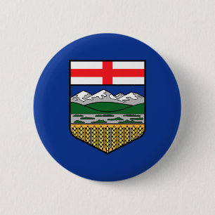 alberta 6 cm round badge