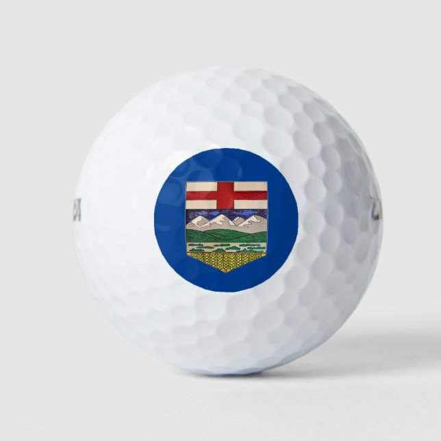 ALBERTA art  Golf Balls (Front)