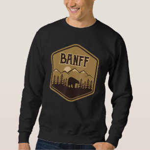 Alberta Banff National Parks Canada Bear Sweatshirt